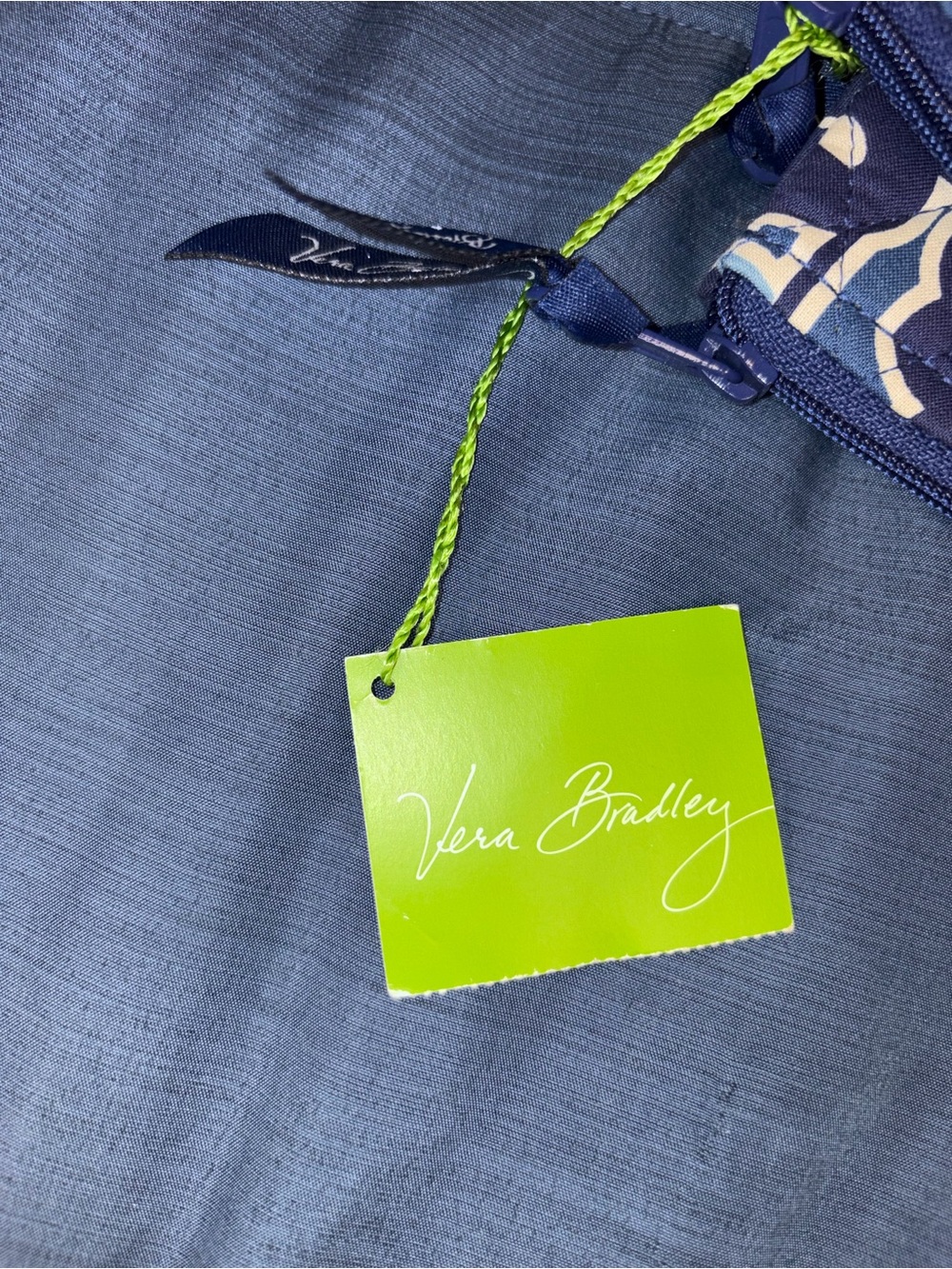NWT Vera Bradley Cosmetic Trio Petal Splash Blue Floral 3-Piece Pouch Set - Picture 11 of 11